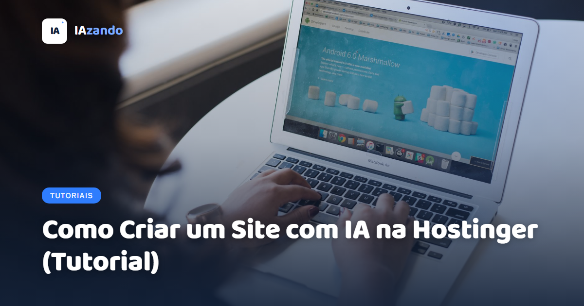 Como Criar um Site com IA na Hostinger (Tutorial)