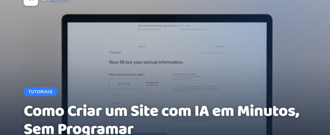 Como Criar um Site com IA em Minutos, Sem Programar